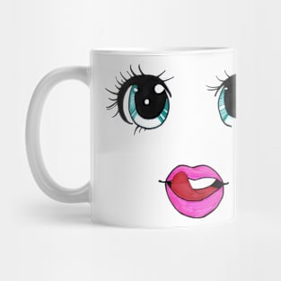 Anime Kawai Eyes Mug